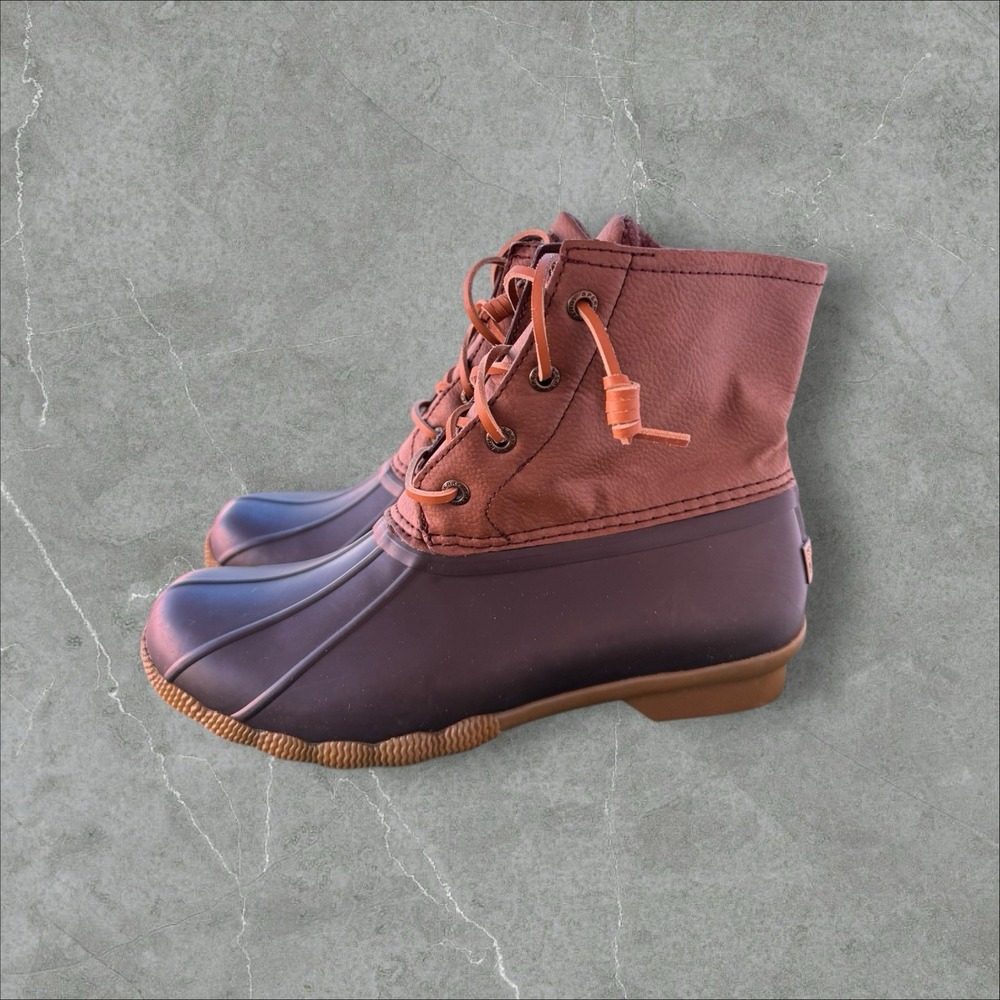 Sperry Two-Tone Lace Up Boots